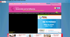 Desktop Screenshot of inversionenlainfancia.net